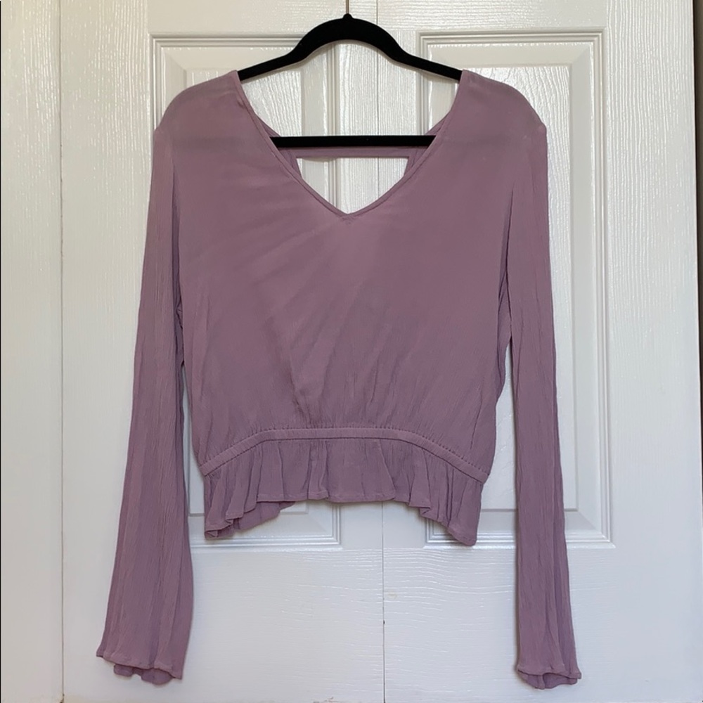 Express Long Sleeve Crop Top!